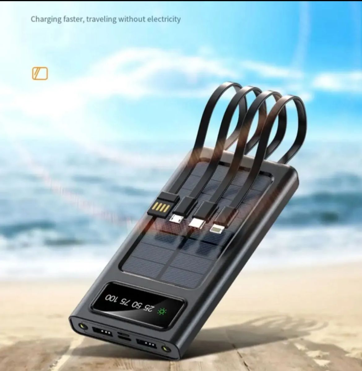 Solar Power Charging Bank (25000mAh) Portable