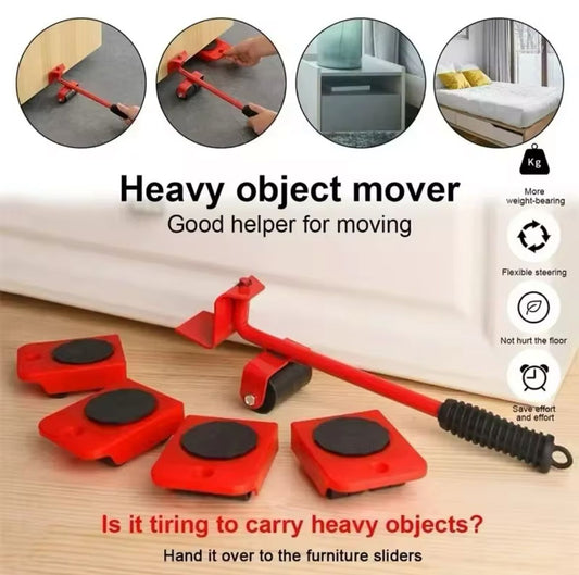 Furniture Moving Tool (Heavy Object Mover) Maximum load 150kg/ 5Pcs set