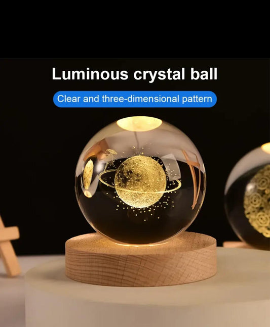 Luminous Crystal Ball Night Light (Random)