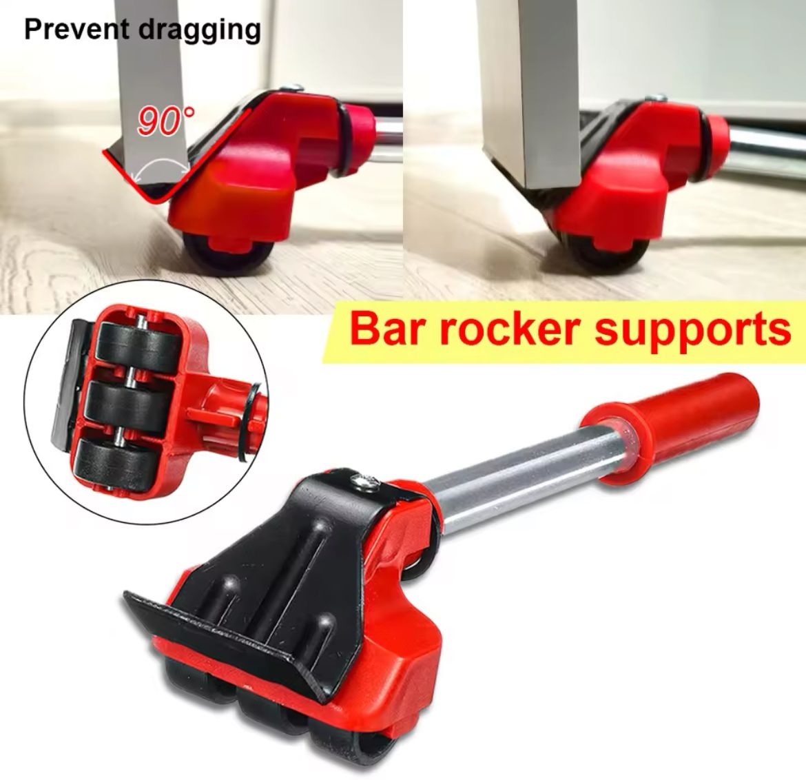 Furniture Moving Tool (Heavy Object Mover) Maximum load 150kg/ 5Pcs set