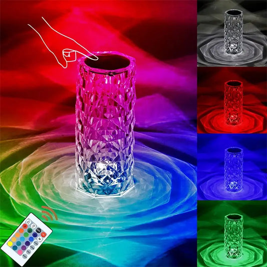 LED Crystal Table Lamp