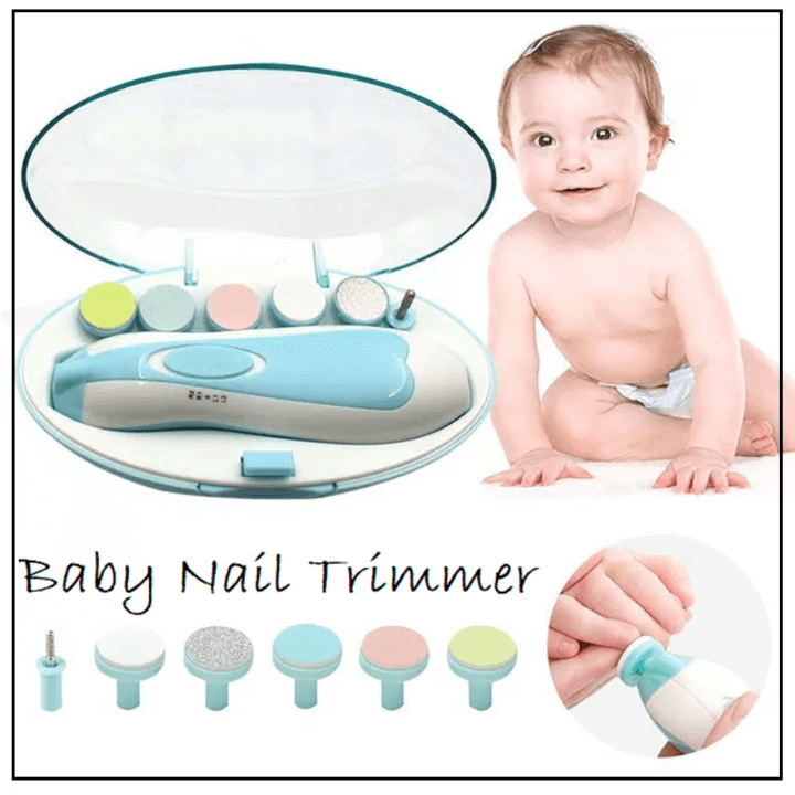 Baby Electric Safe Nail Clipper Trimmer Set