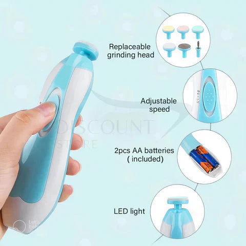 Baby Electric Safe Nail Clipper Trimmer Set