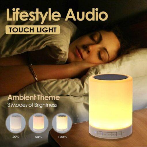 PORTABLE WIRELESS TOUCH LAMP SPEAKER